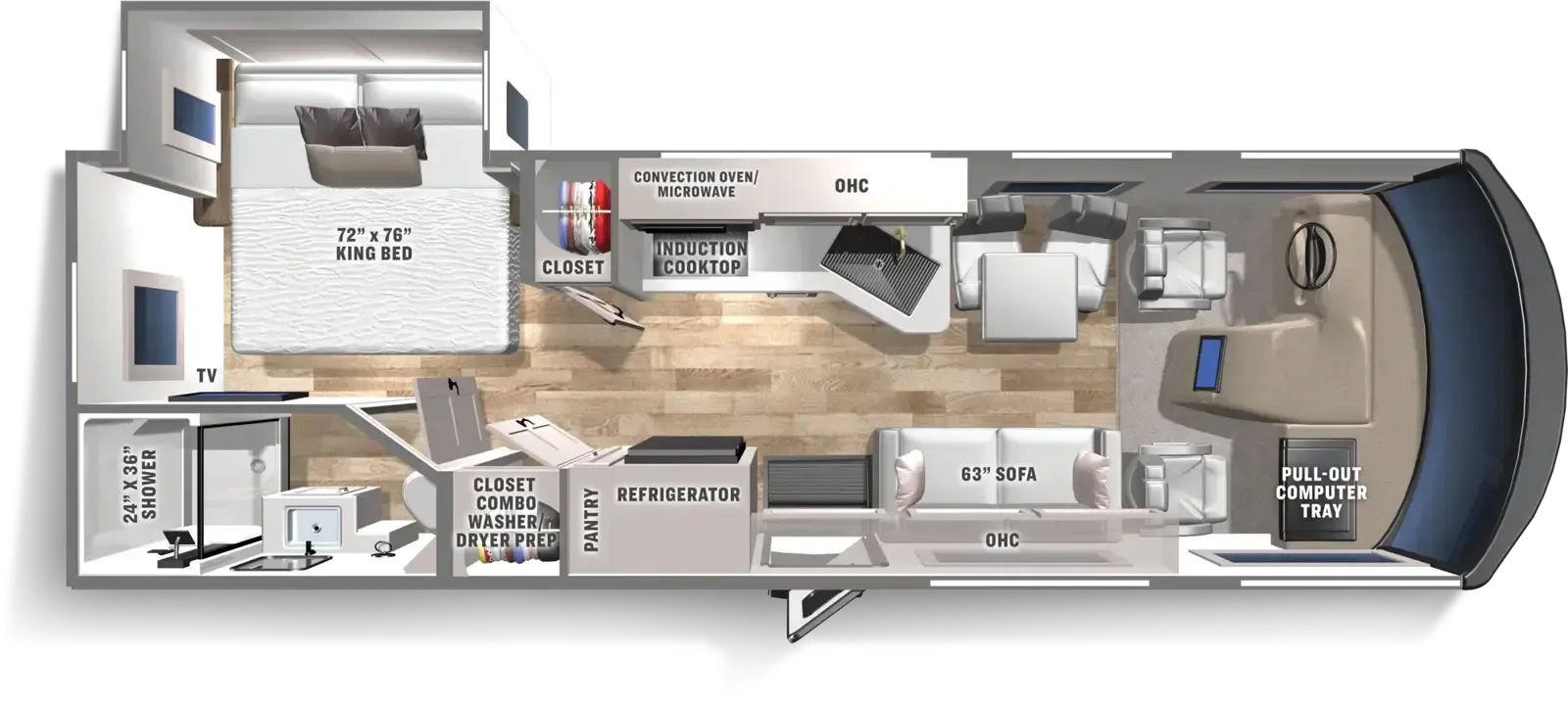 Coachmen Euro 25EU floor plan