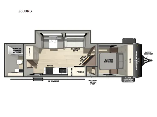 2027 Forest River Vibe Extreme Lite 2600RB, Photos photo 2