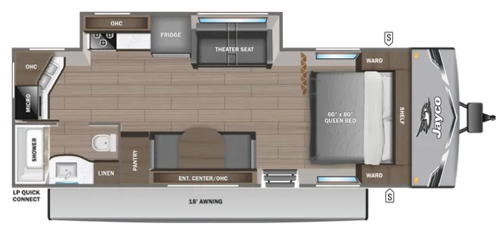 2026 Jayco Jay Flight SLX 225MLS - Floor plan