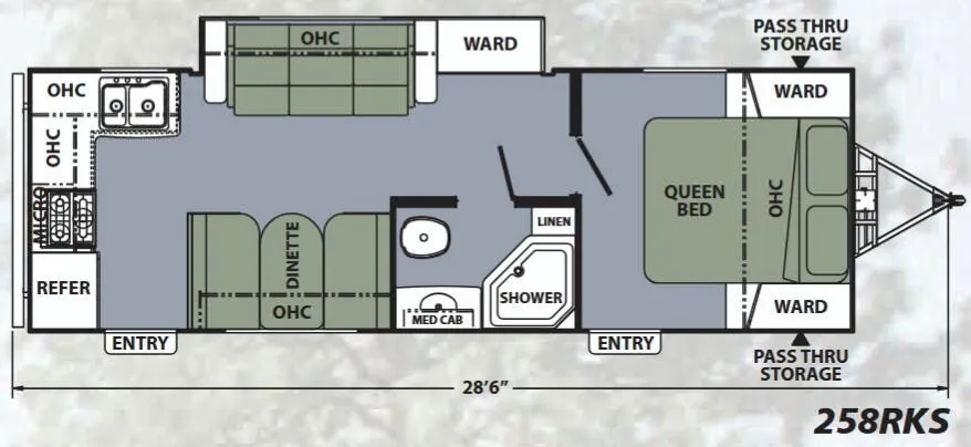 Coachmen Apex Ultra-Lite 258RKS floor plan