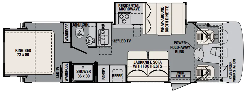 Forest River FR3 28DS floor plan