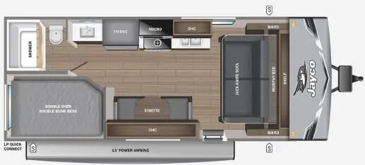 Jayco Jay Flight SLX 211MBW floor plan