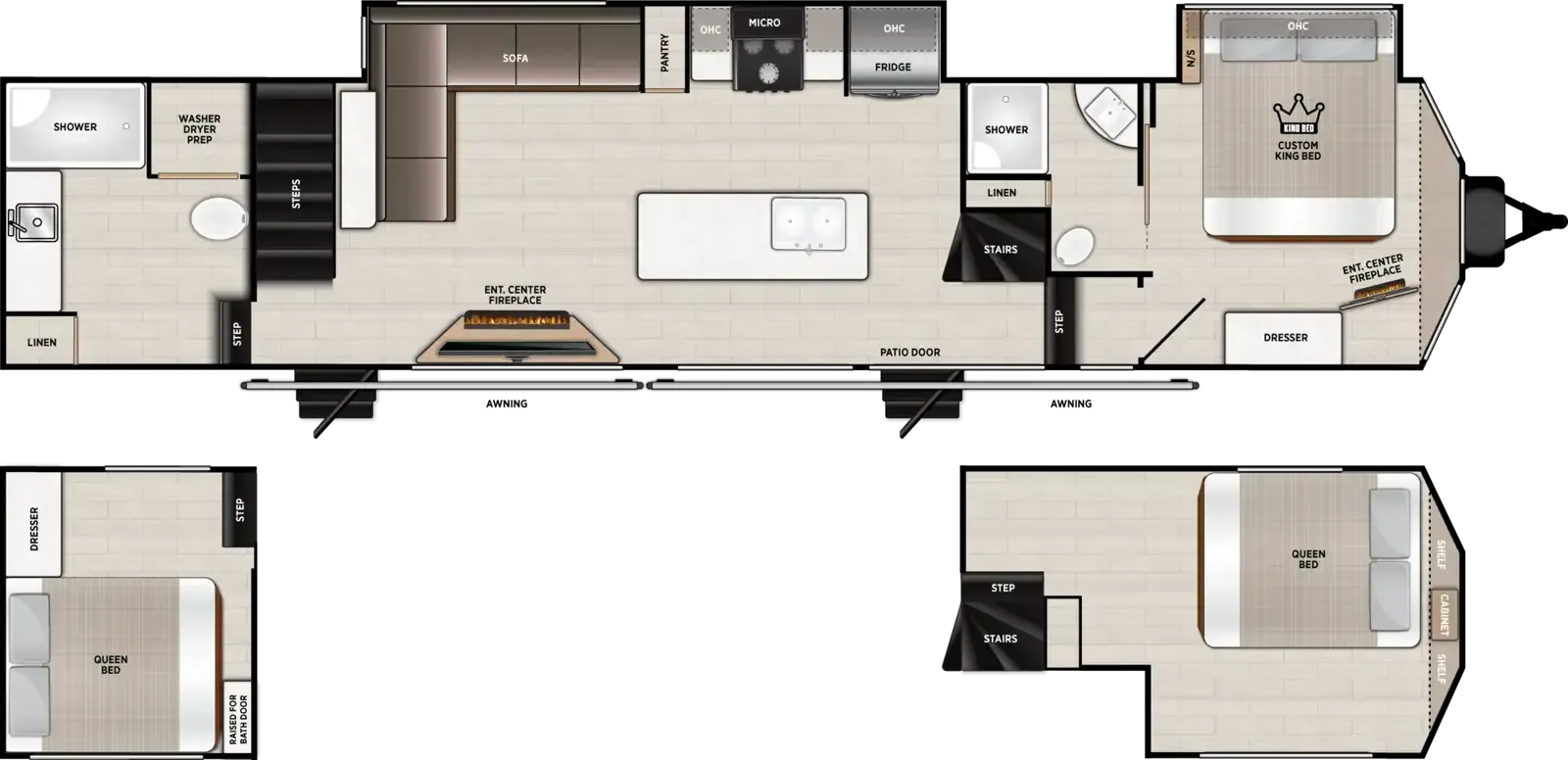 Forest River Wildwood Grand Lodge 42ZEN floor plan