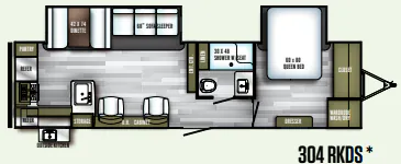 Palomino Solaire 304 RKDS floor plan