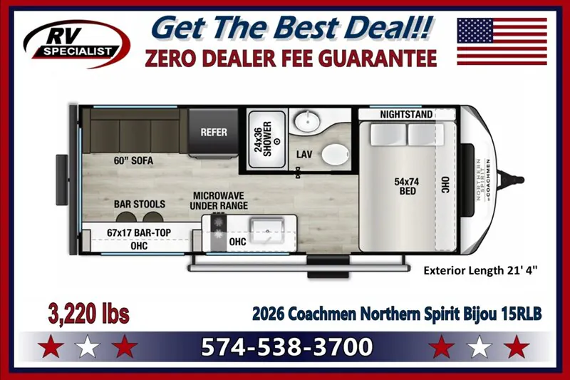 2026 Coachmen Northern Spirit Bijou 15RLB - Photo 3