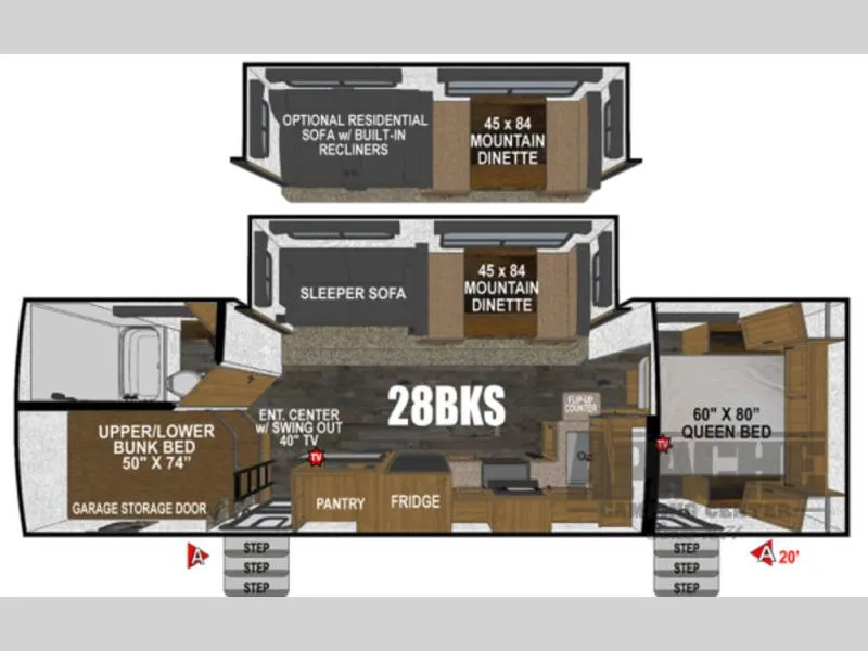 2027 Outdoors RV Timber Ridge Titanium Series 28BKS - Photo 3
