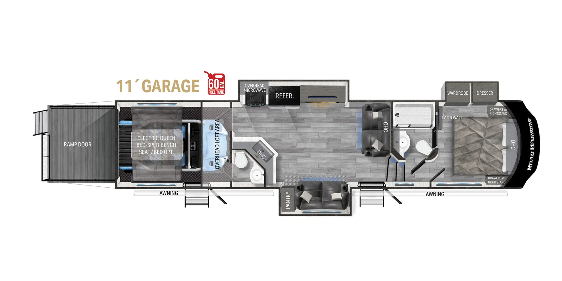 Heartland Road Warrior 351 floor plan