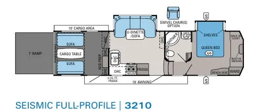 Jayco Seismic 3210 floor plan
