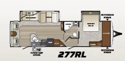 Keystone Outback 277RL floor plan