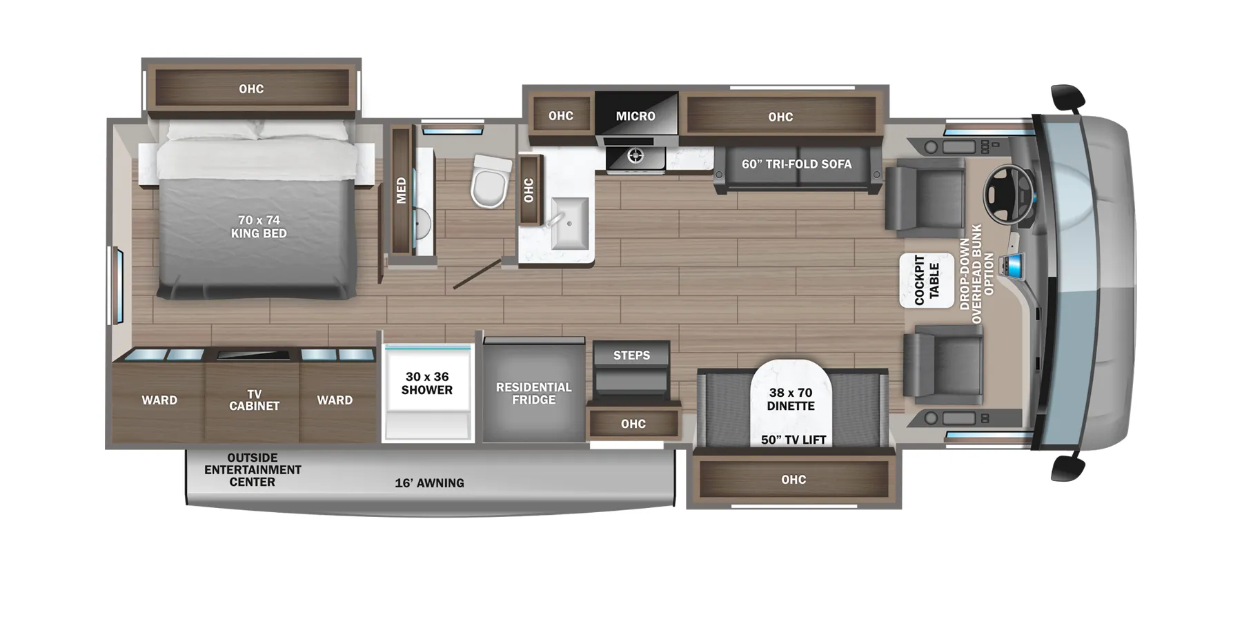 2023 Jayco Precept 31UL - Floor plan
