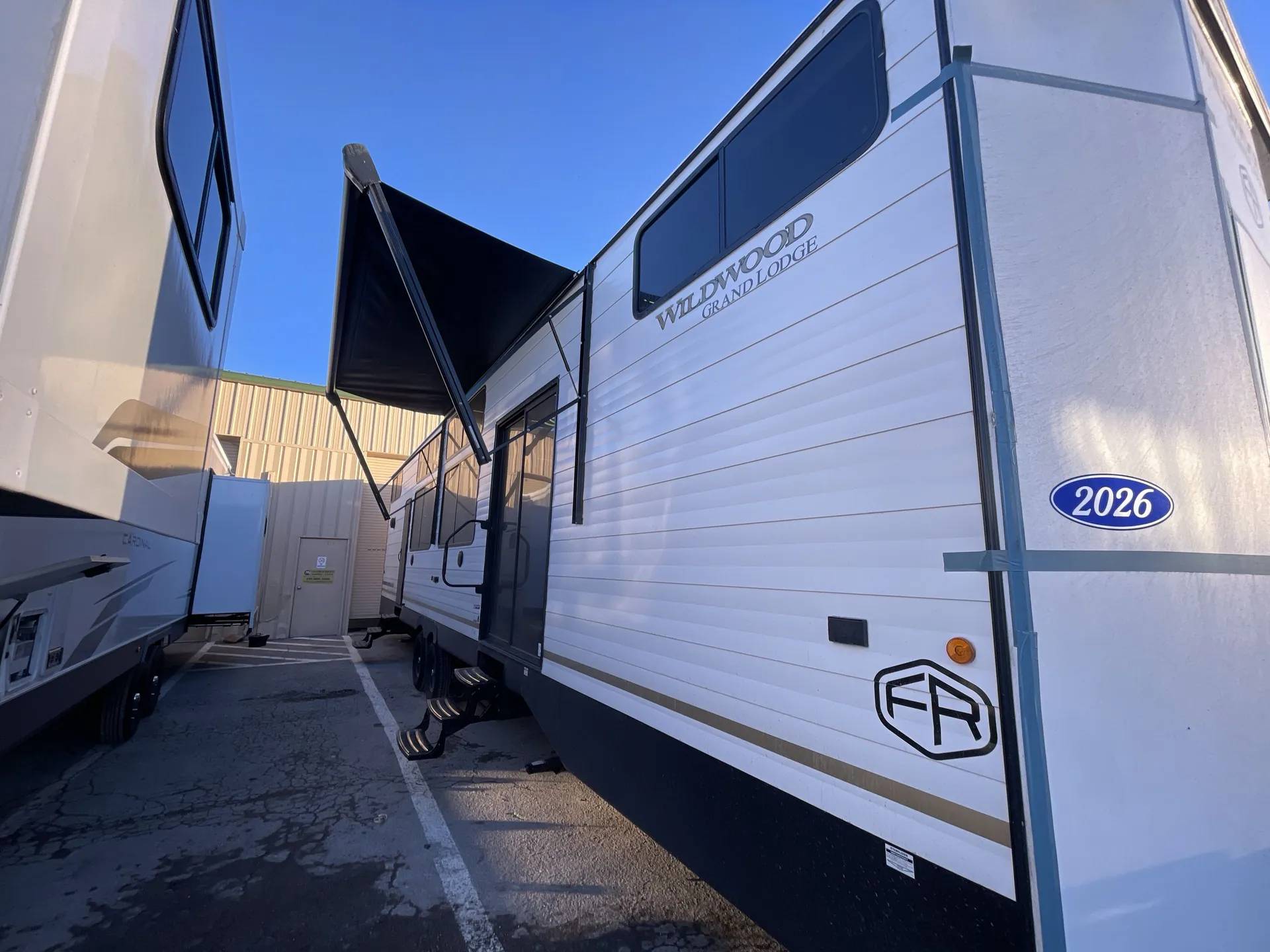2026 Forest River Wildwood Grand Lodge 42ICE — campside
