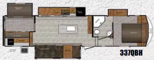 Prime Time Crusader 337QBH floor plan