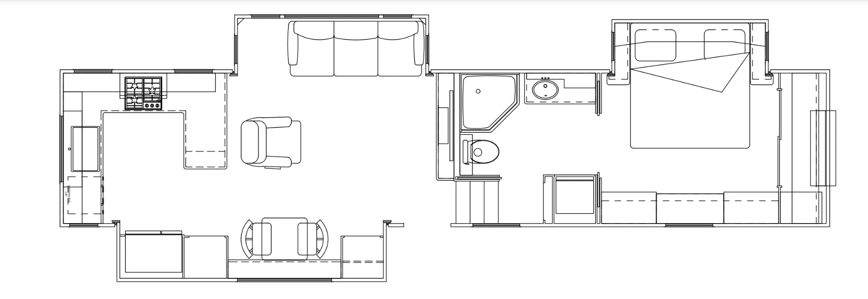 New Horizons Majestic M40RK3S floor plan