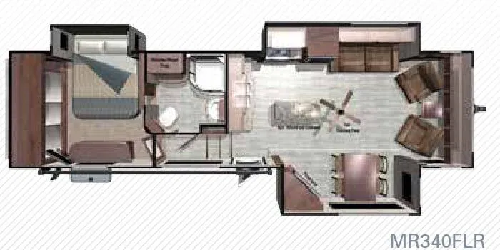 Highland Ridge Mesa Ridge MR340FLR floor plan