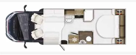 Auto-Trail Tracker LB floor plan