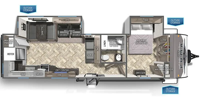 Palomino Puma 30RKQS floor plan