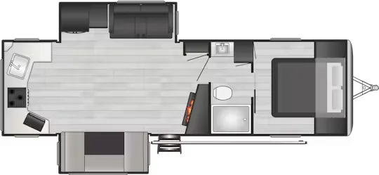 2023 Keystone Springdale 281RK - Floor plan