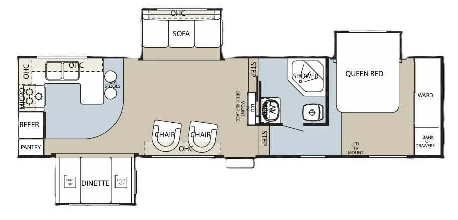 Forest River Cherokee 275KBS floor plan