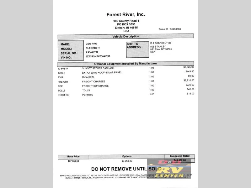 2026 Forest River RV Rockwood GEO Pro 20BHT - Photo 3