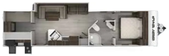 Forest River Cherokee Grey Wolf 29TE floor plan