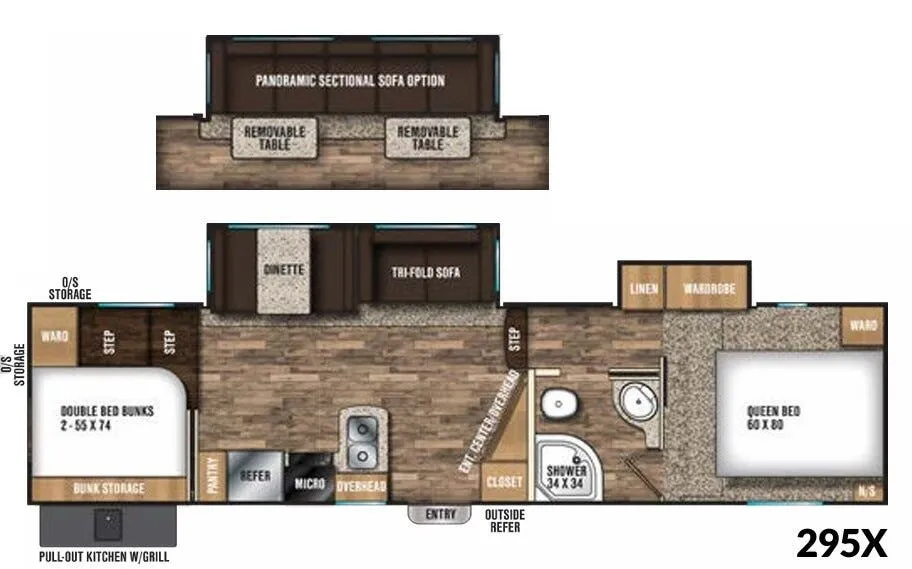 Coachmen Chaparral X-Lite 295X floor plan