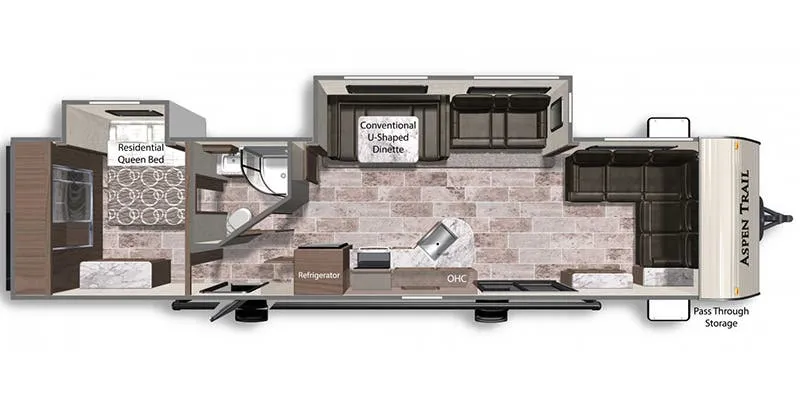 Dutchmen Aspen Trail 3680FLDS floor plan