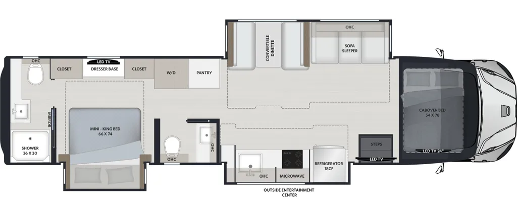 2027 Renegade RV Valencia 39RB floor plan