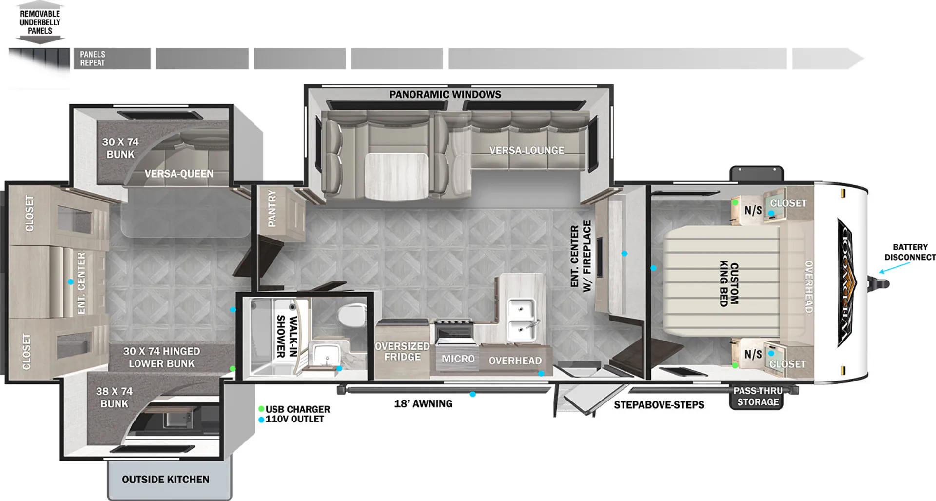 2023 Forest River Wildwood 31KQBTS