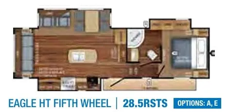 Jayco Eagle HT 28.5RSTS floor plan