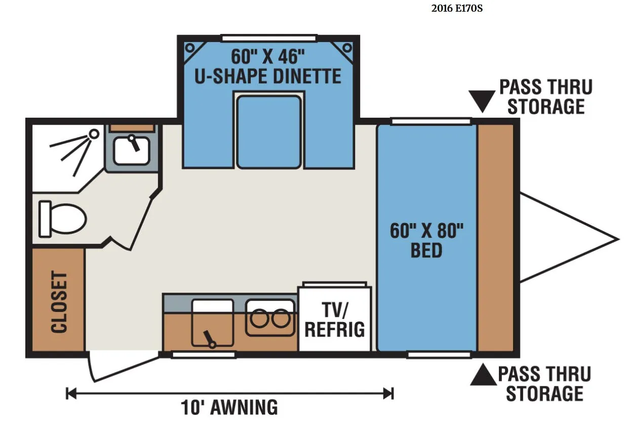 K-Z Spree Escape E170S floor plan