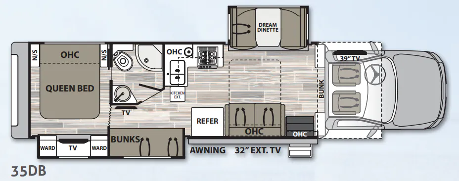 Dynamax Corp Isata 5 Series 35DB floor plan