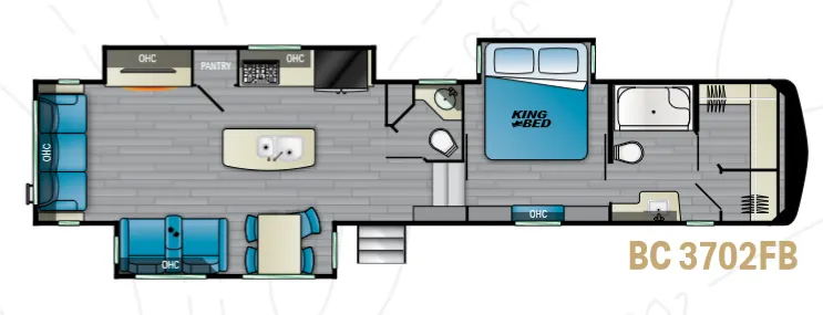 Heartland Big Country 3702FB floor plan
