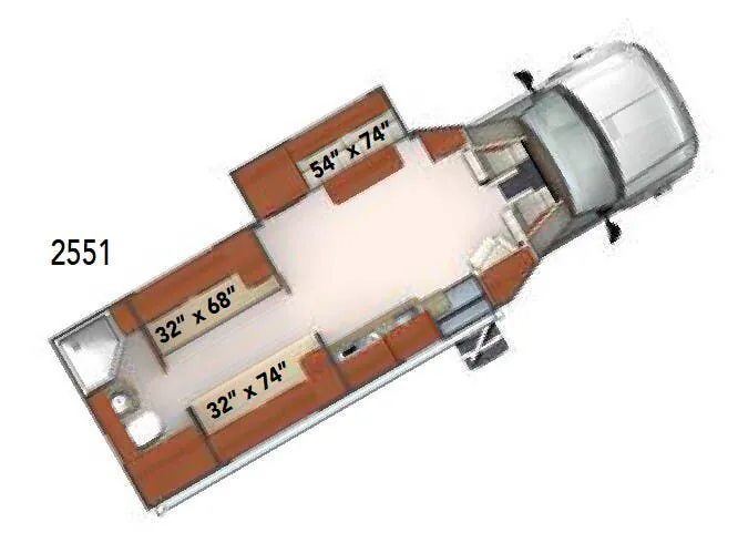 Phoenix Cruiser 2551 floor plan