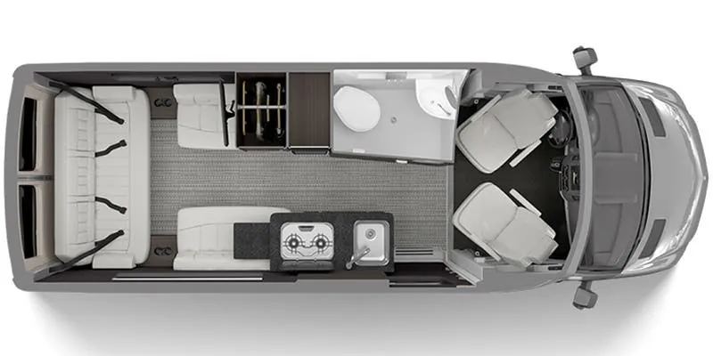 Airstream Interstate 19 AWD floor plan