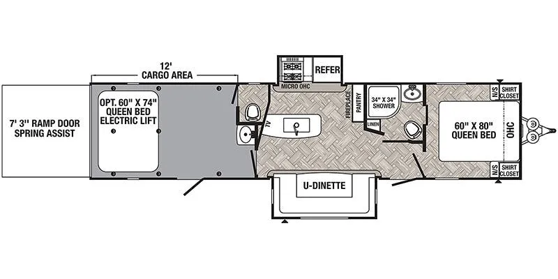 Palomino Puma 33THDS floor plan