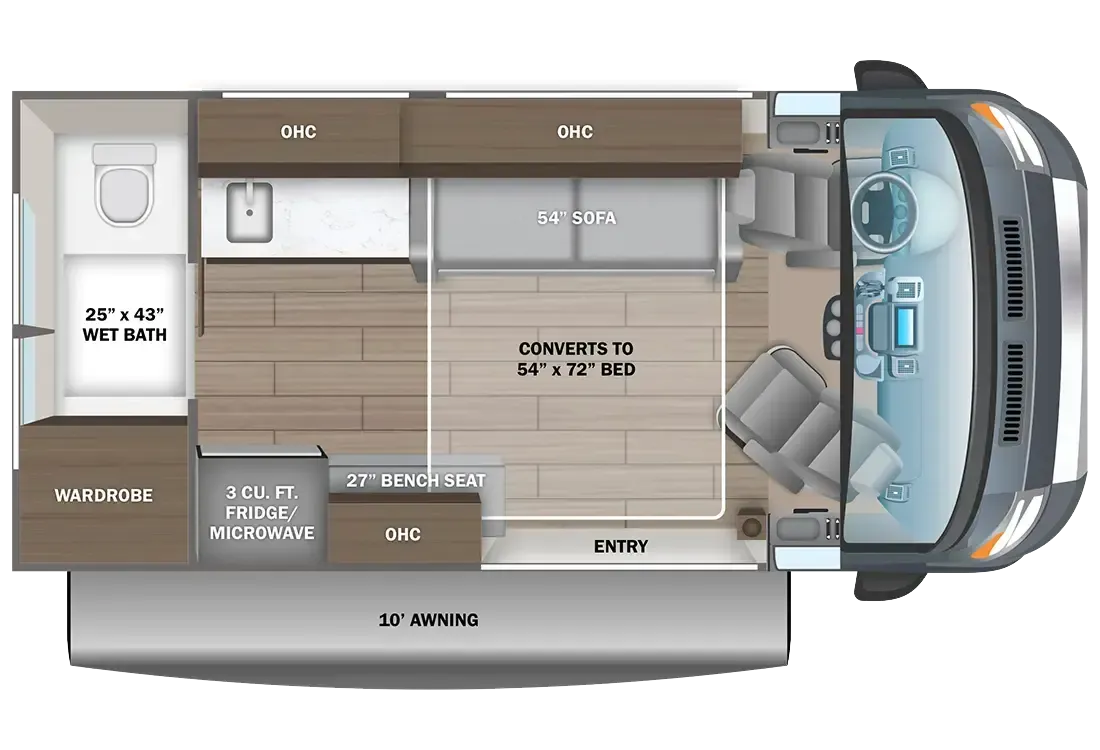 Entegra Coach Arc 18C floor plan