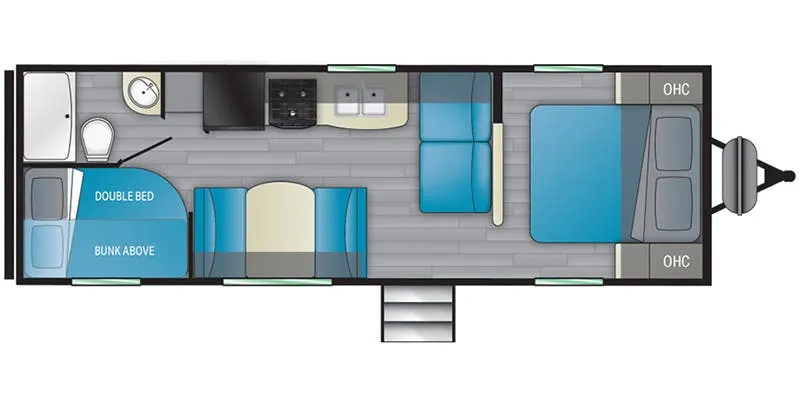 2020 Heartland Prowler 250BH floor plan