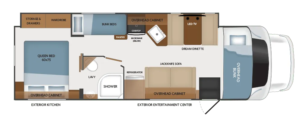 Fleetwood Altitude 31W floor plan