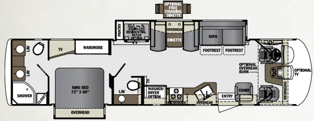 Forest River Georgetown XL 360DS floor plan