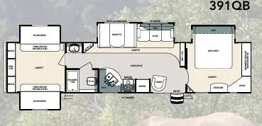 Forest River Sierra 391QB exterior