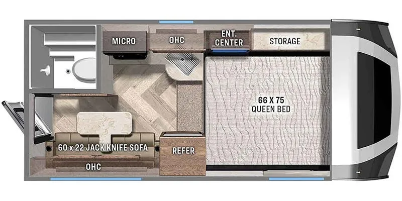 Palomino Backpack HS-750 floor plan