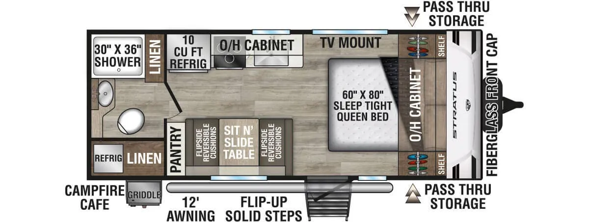 Venture RV Stratus SR200VRB floor plan