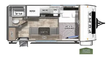 Palomino Puma Ultra Lite 12FBX floor plan