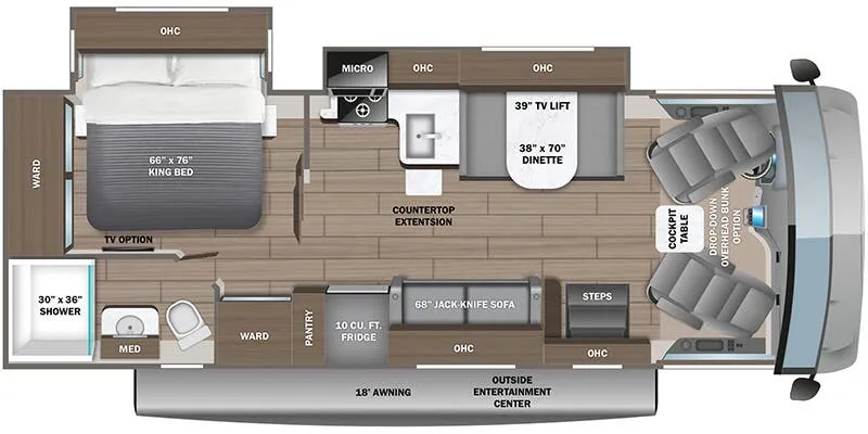 2025 Jayco Alante 27A - Floor plan
