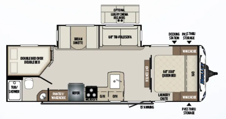 Keystone Bullet 273BHSWE floor plan