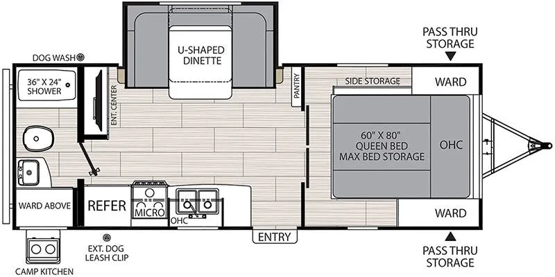2024 Coachmen Northern Spirit XTR 2145RBX - Floor plan
