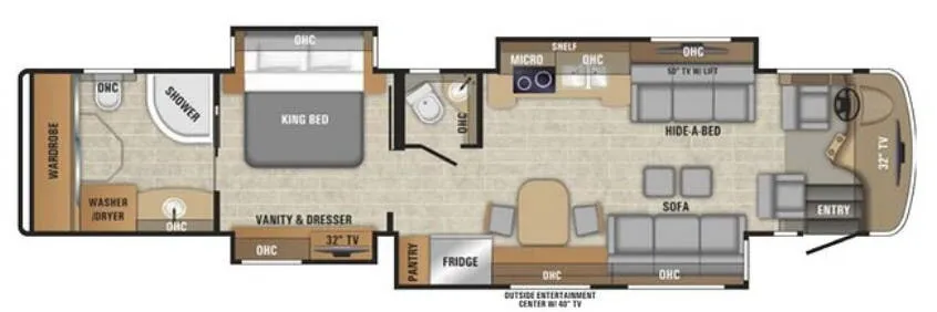 Entegra Coach Anthem 44A floor plan