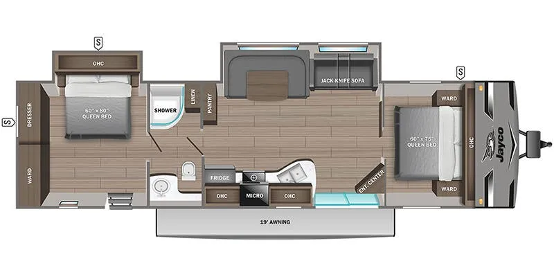 Jayco Jay Flight 380DQS floor plan