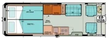 Sportsmobile Transit 112S floor plan