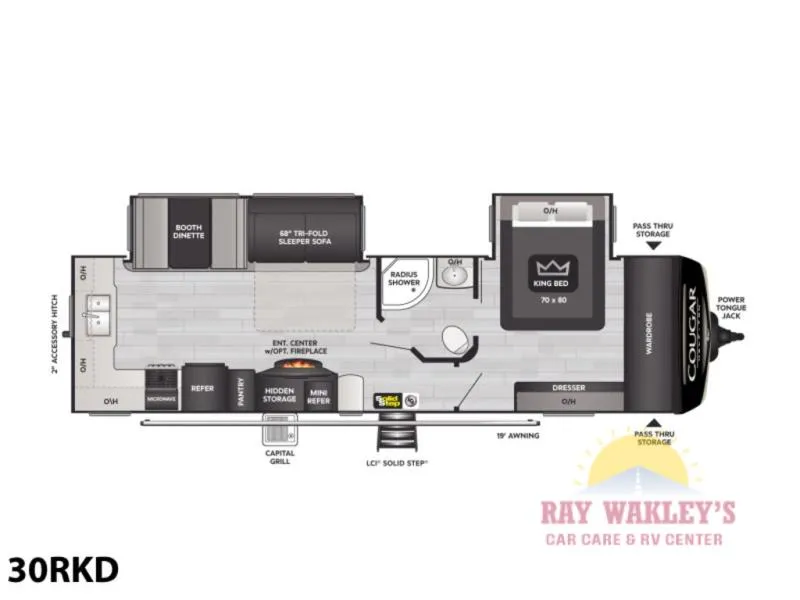 2022 Keystone RV Cougar Half-Ton 30RKD - Photo 3